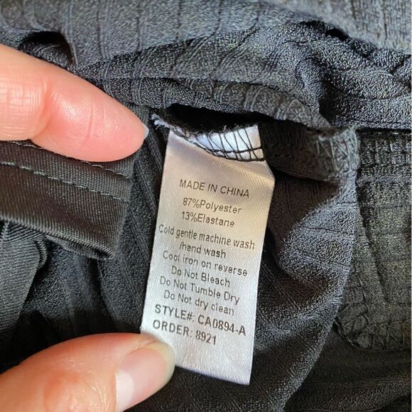 Calli the Label Long Sleeve Wide Ribbed Midi Bodycon Dress Size Small (AUS 10) - Picture 10 of 13